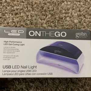 Gel Nail LED light with old polish
